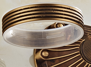 Landelijke bekerhouder badkamer