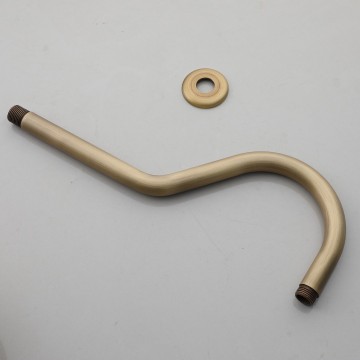 Landelijke bronskleurige inbouw mengdouche set regendouche 2