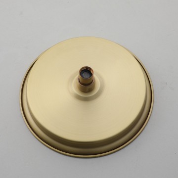 Landelijke bronskleurige inbouw mengdouche set regendouche 4