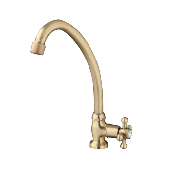 Landelijke bronskleurige koud water kraan 1