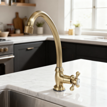 Landelijke bronskleurige koud water kraan 2