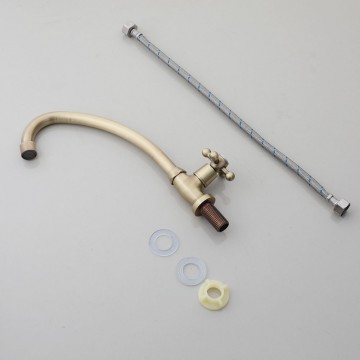 Landelijke bronskleurige koud water kraan 6