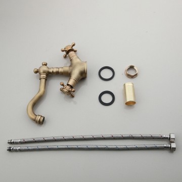 Landelijke bronzen mengkraan