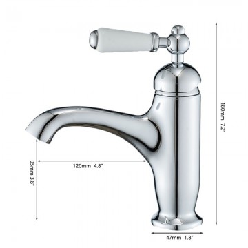 Landelijke chroom mengkraan 7