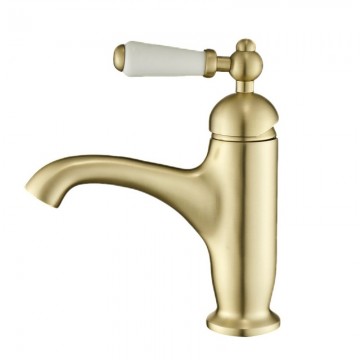 Landelijke geborsteld gouden mengkraan 2