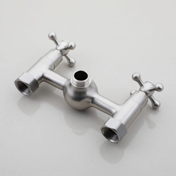 Landelijke geborsteld nikkel opbouw regendouche 8