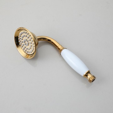 Landelijke goudkleurige opbouw regendouche 6