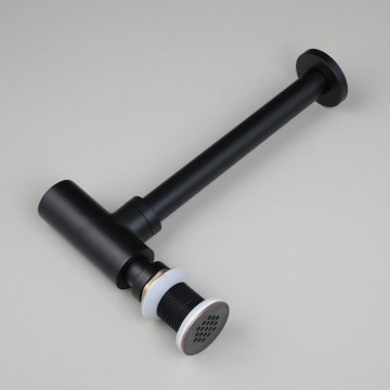 Landelijke olie bronzen sifon zonder overloop