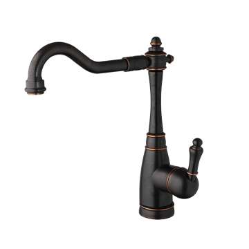 Landelijke olie bronzen wastafel mengkraan 1