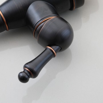 Landelijke olie bronzen wastafel mengkraan 8