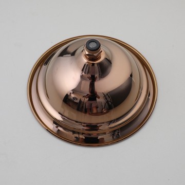 Luxe rose goudkleurige opbouw regendouche met badkraan 8