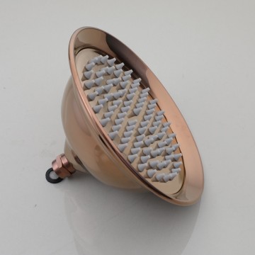 Luxe rose goudkleurige opbouw regendouche met badkraan 9