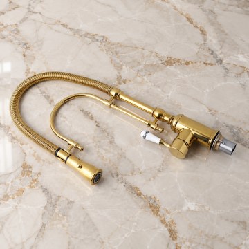 Malvizza gouden keukenkraan luxe kraan 3