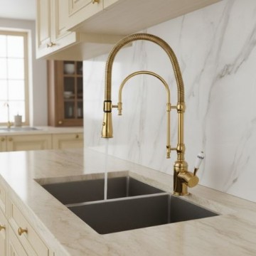 Malvizza gouden keukenkraan luxe kraan 7