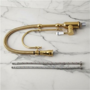 Malvizza gouden keukenkraan luxe kraan 9