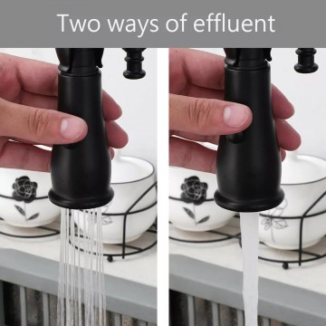 Malvizza keuken kraan luxe zwarte uitvoering