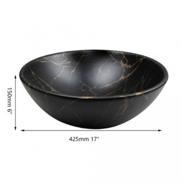 Malvizza waskom zwart goud 1