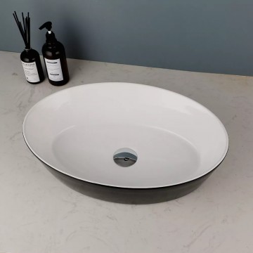 Malvizza waskom zwart moderne uitstraling