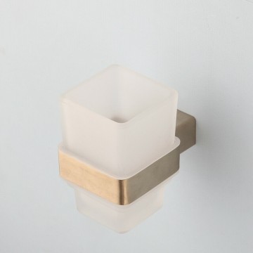 Mat gouden badkamer accessoire