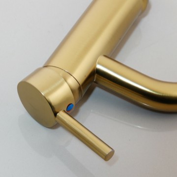 Mat gouden bedieningshendel