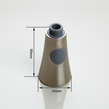 Mat nikkel keukenkraan sproeikop