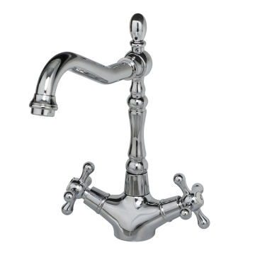 Mengkraan chroom wastafelkraan