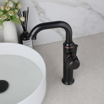 Mengkraan wastafelkraan olie brons