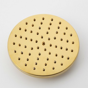 Messing douchekop goud gepolijst