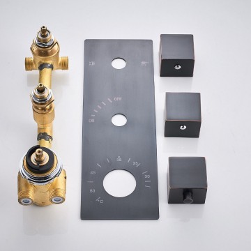 Mixer thermostaat olie brons