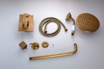 doucheset compleet brons