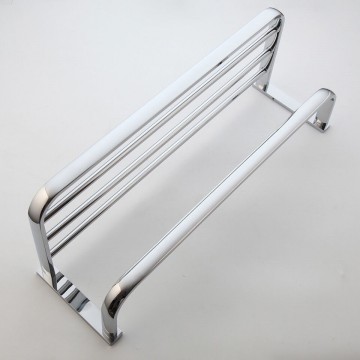 Modern chroom handdoekrek 0