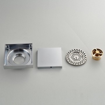 Moderne chroom doucheput