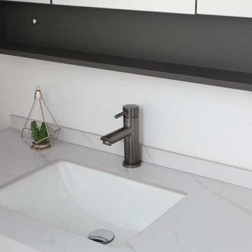 Moderne gun metal mengkraan wastafelkraan