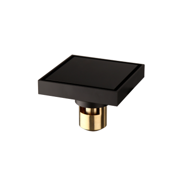 Moderne zwarte douche put