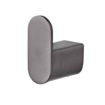 Mooi badkramerhaakje gun metal