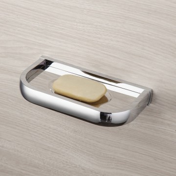 Mooi chroom bakje voor zeep