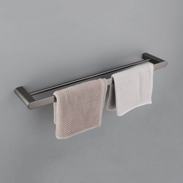 Mooi gun metal handdoekrek