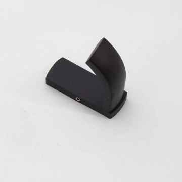 Mooi modern zwart badkamerhaakje