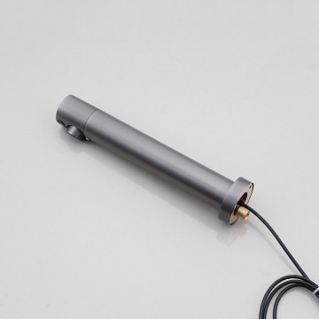 Mooie baltic gun metal sensorkraan muurkraan