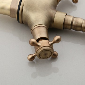 Mooie bronzen retro bedieningshendels