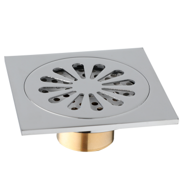 Mooie chroom vloerput