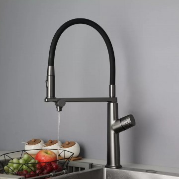 Mooie gun metal keukenkraan 0