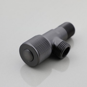 Mooie gunmetal hoekstopkraan