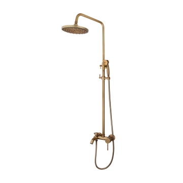 Mooie regendouche landelijke stijl bronskleurig