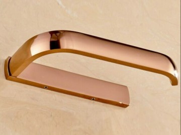 Mooie rose gouden wc rol houder muurbevestiging