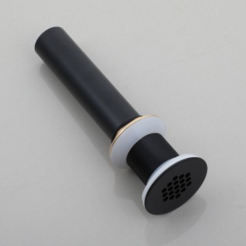 Mooie zwarte afvoer voor wasbak