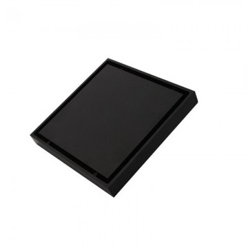 Mooie zwarte doucheput