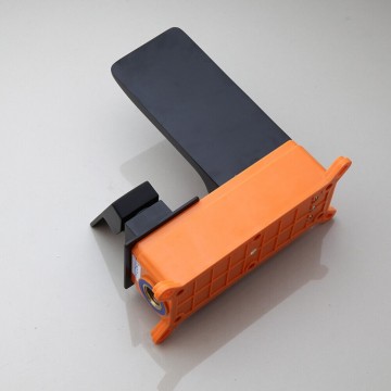 Mooie zwarte inbouw watervalkraan