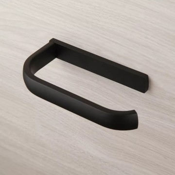 Mooie zwarte wc rol houder