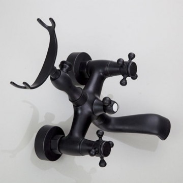 Muurkraan bad badkamer olie brons